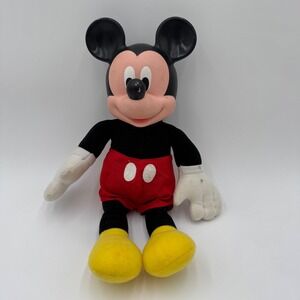 Vintage Roadmaster Mickey Mouse Plush Doll 1987 Disney Stuffed Toy Collectible‎